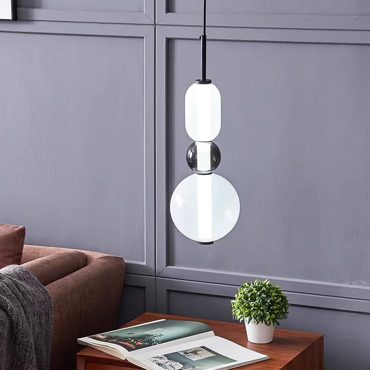 GlasColora: Lampada a Sospensione Colorata in Vetro – Lampada Moderna per Soggiorno e Sala da Pranzo