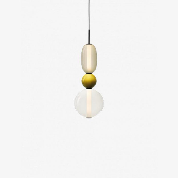 GlasColora: Lampada a Sospensione Colorata in Vetro – Lampada Moderna per Soggiorno e Sala da Pranzo