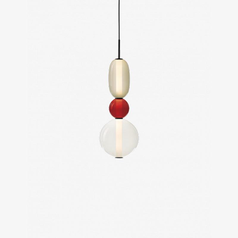 GlasColora: Lampada a Sospensione Colorata in Vetro – Lampada Moderna per Soggiorno e Sala da Pranzo
