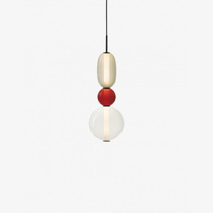 GlasColora: Lampada a Sospensione Colorata in Vetro – Lampada Moderna per Soggiorno e Sala da Pranzo