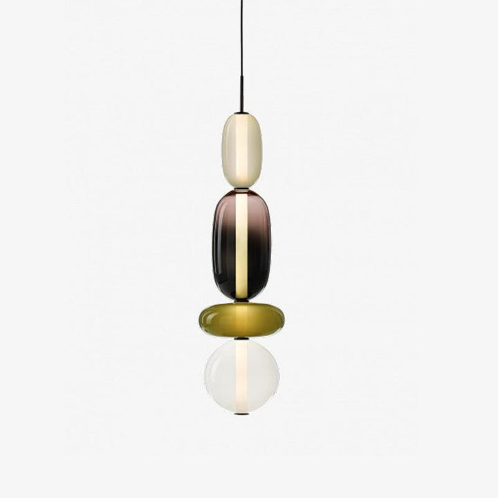 GlasColora: Lampada a Sospensione Colorata in Vetro – Lampada Moderna per Soggiorno e Sala da Pranzo