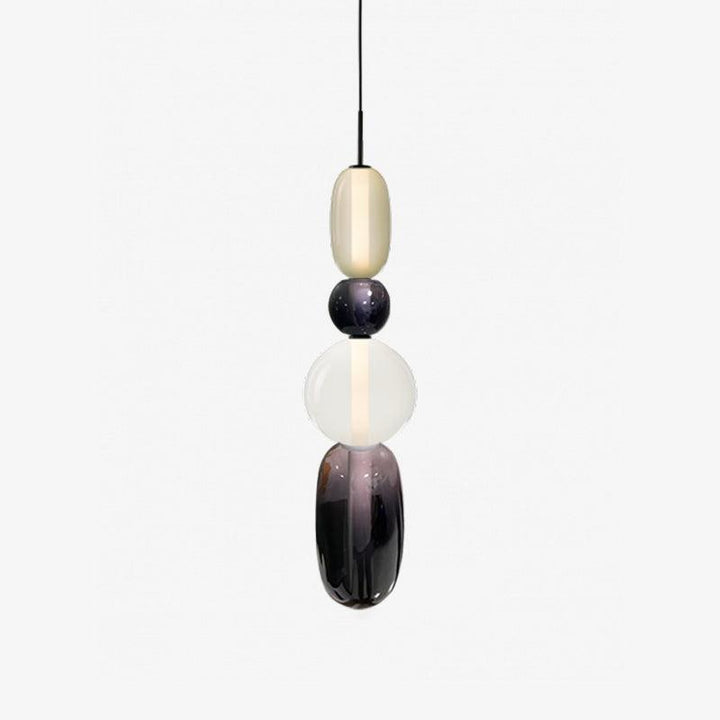 GlasColora: Lampada a Sospensione Colorata in Vetro – Lampada Moderna per Soggiorno e Sala da Pranzo