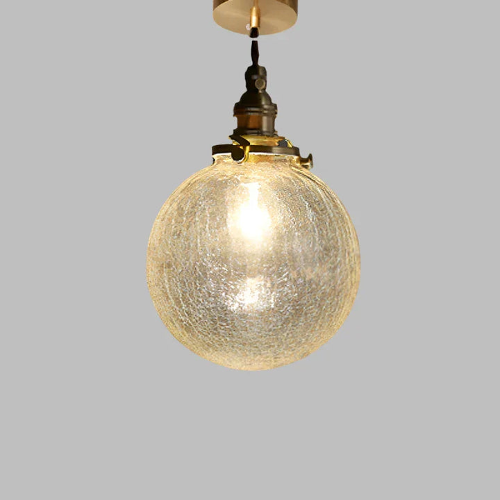 GlasLux: Lampada a sospensione in vetro cristallo – Elegante lampada a sospensione per sala da pranzo e soggiorno