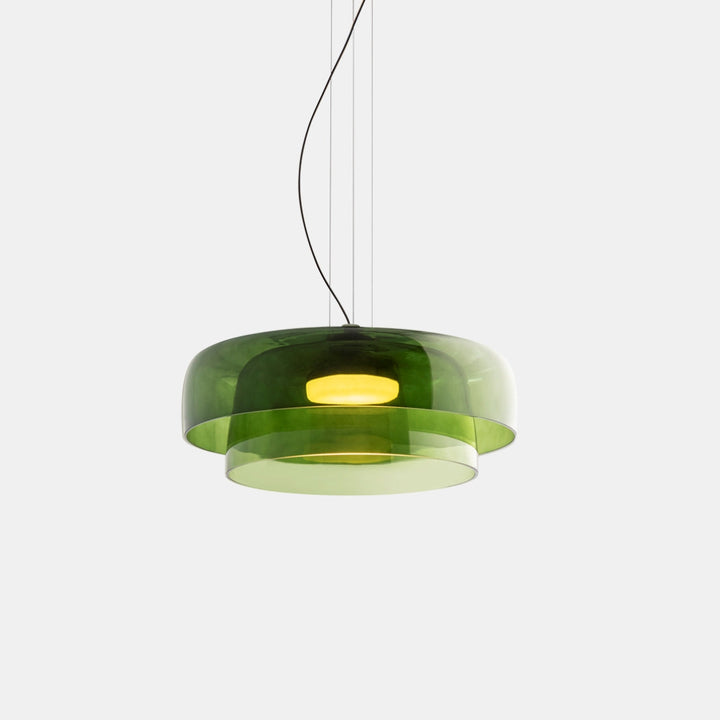GlasNord: Lampada a sospensione in vetro scandinava – Lampada moderna per sala da pranzo e cucina