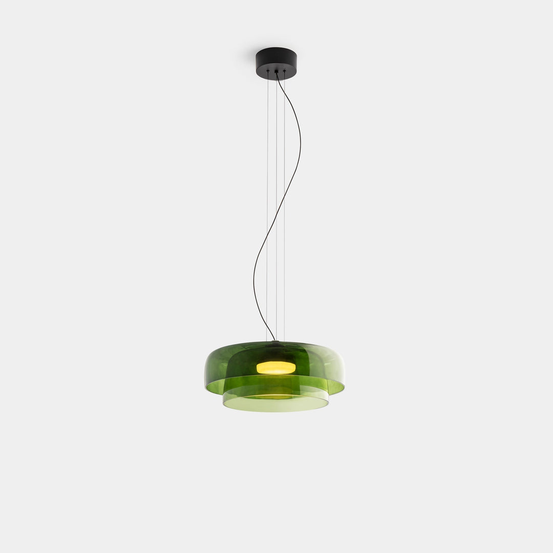 GlasNord: Lampada a sospensione in vetro scandinava – Lampada moderna per sala da pranzo e cucina
