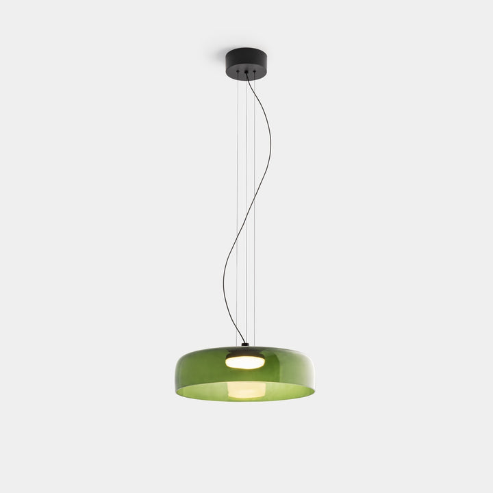 GlasNord: Lampada a sospensione in vetro scandinava – Lampada moderna per sala da pranzo e cucina