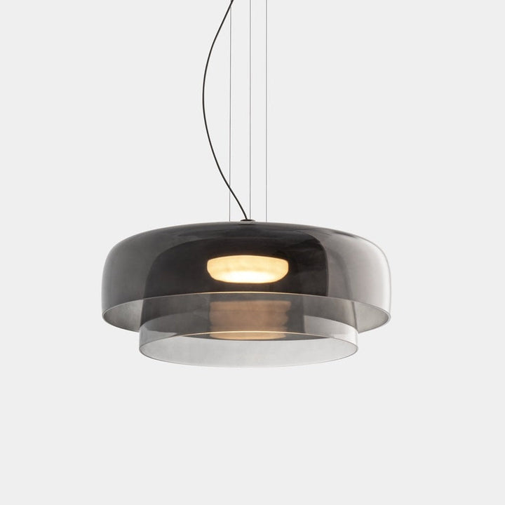 GlasNord: Lampada a sospensione in vetro scandinava – Lampada moderna per sala da pranzo e cucina