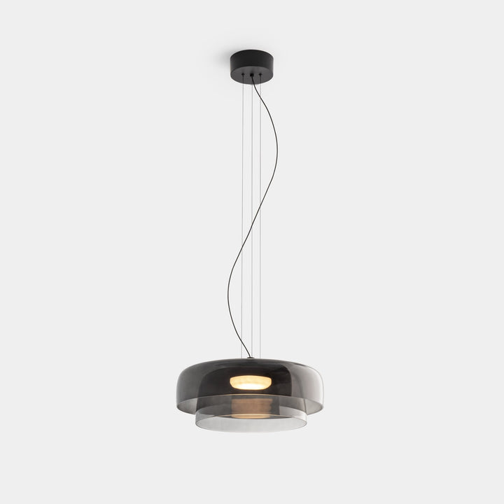 GlasNord: Lampada a sospensione in vetro scandinava – Lampada moderna per sala da pranzo e cucina