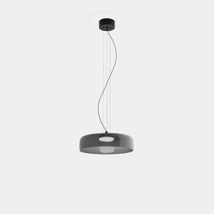GlasNord: Lampada a sospensione in vetro scandinava – Lampada moderna per sala da pranzo e cucina