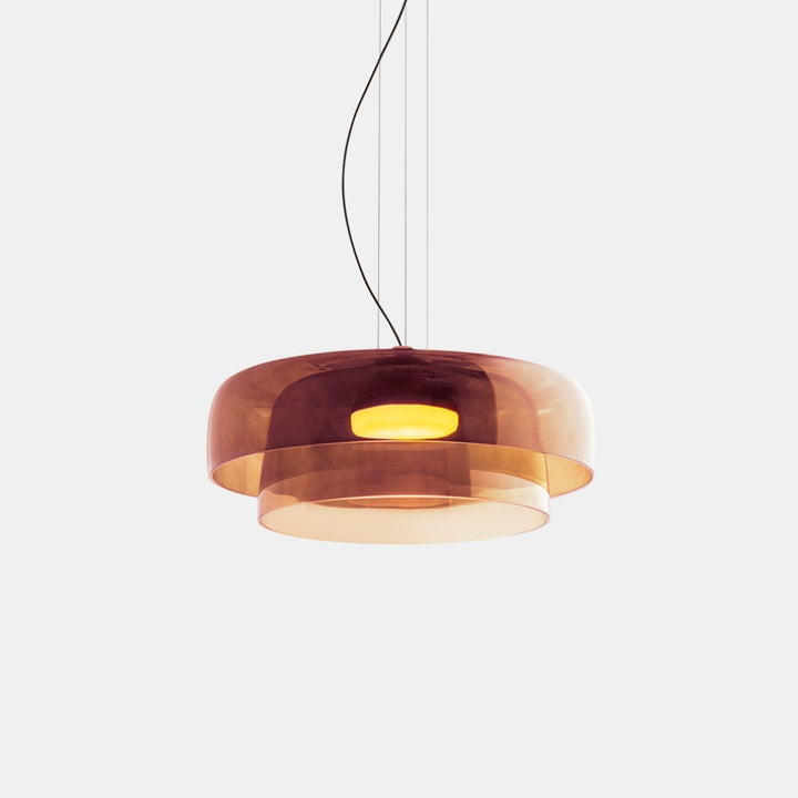GlasNord: Lampada a sospensione in vetro scandinava – Lampada moderna per sala da pranzo e cucina