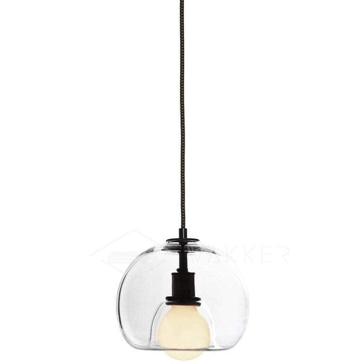 Glasera: Lampada a sospensione in vetro e metallo con design minimalista – per ambienti moderni