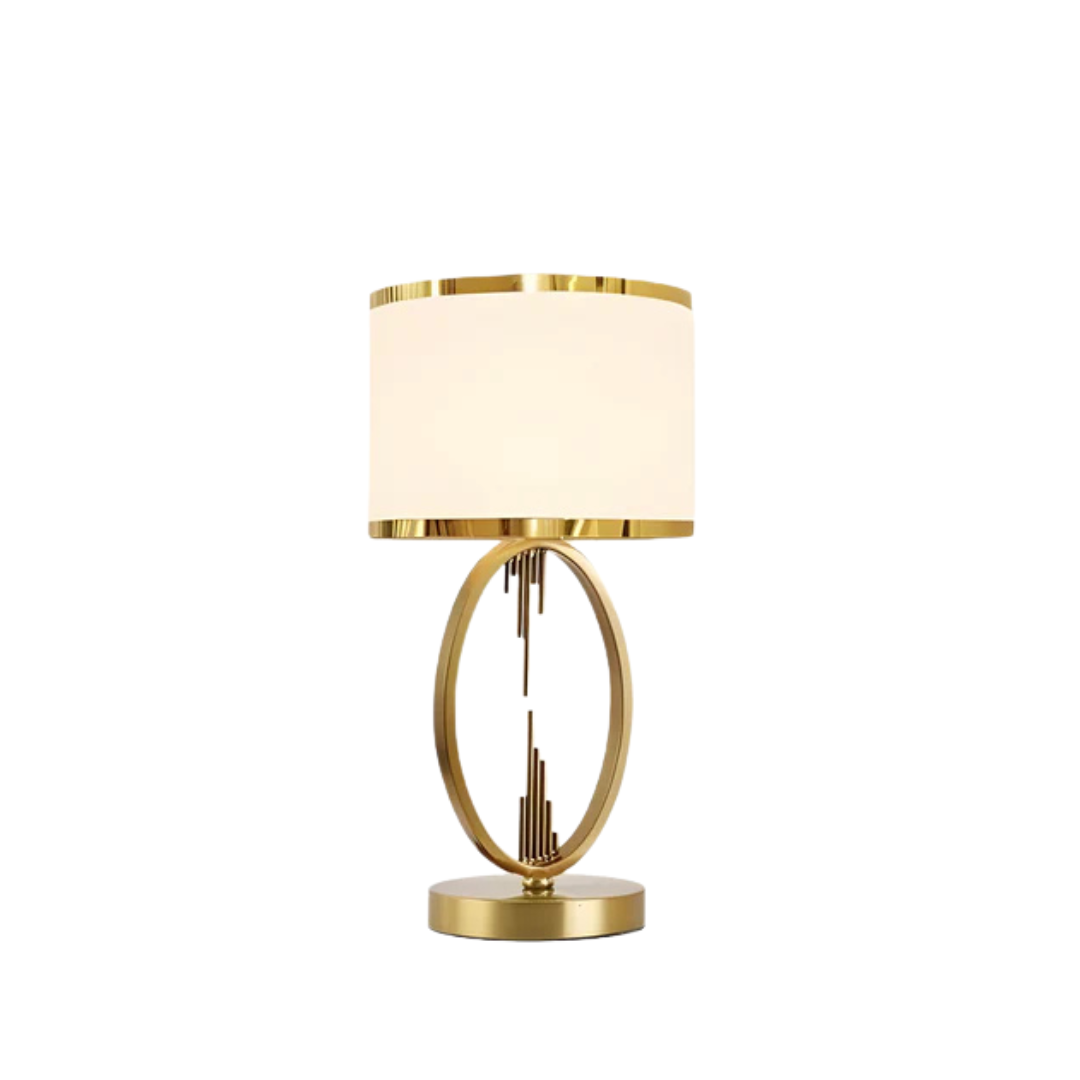 Glühkugel: lampada da tavolo LED dimmerabile con design elegante in metallo – per ufficio e comodino