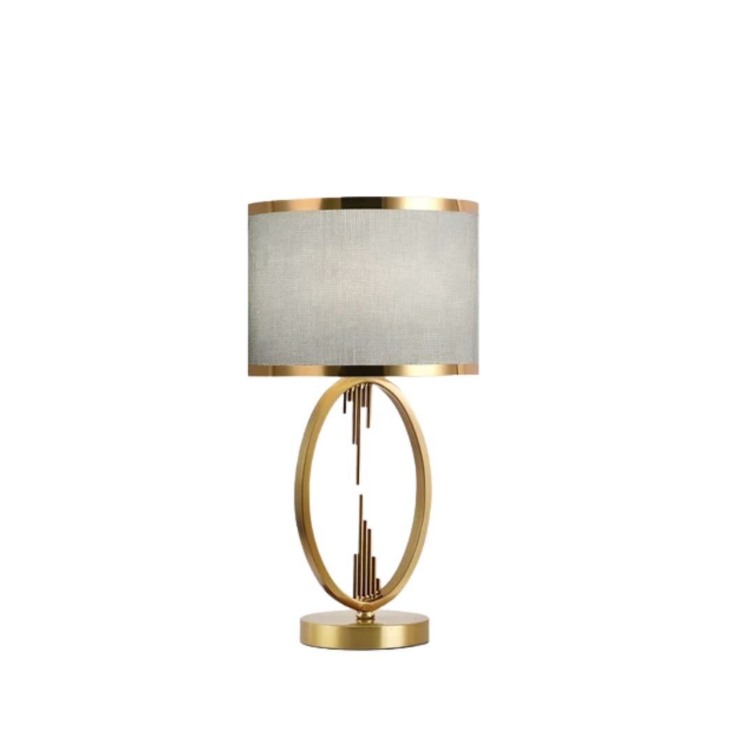 Glühkugel: lampada da tavolo LED dimmerabile con design elegante in metallo – per ufficio e comodino