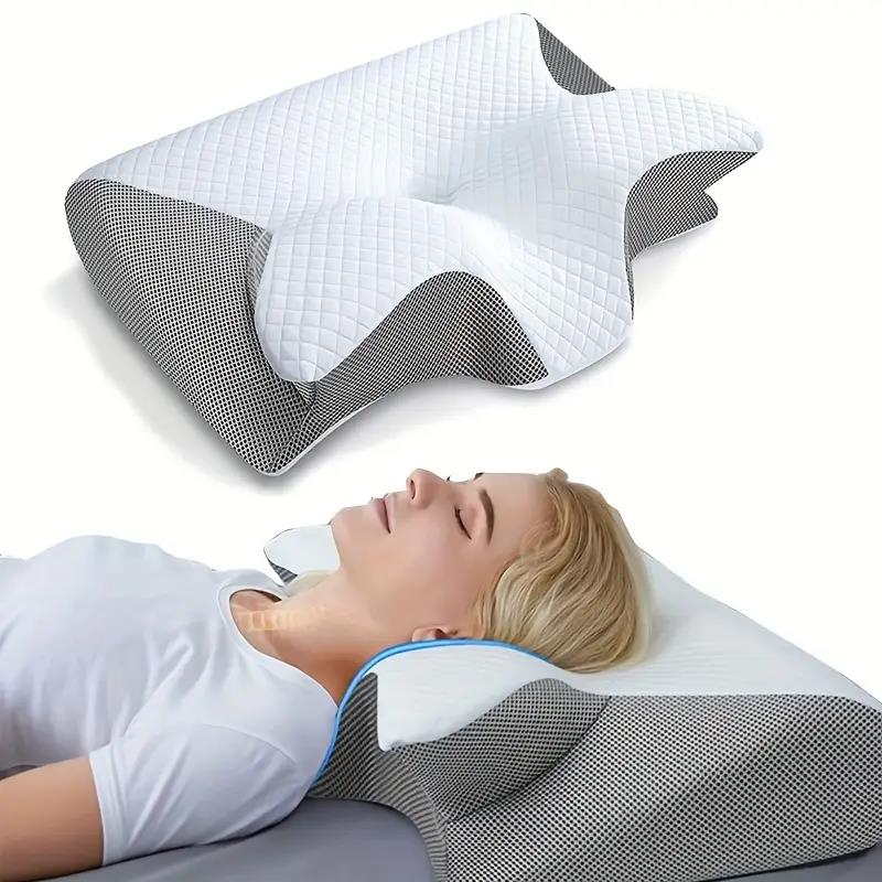 DreamNeck™ – Cuscino Ergonomico a Forma di Farfalla con Braccioli