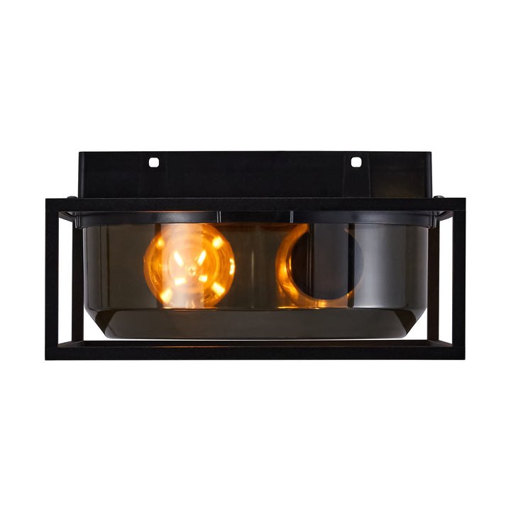 Lampada da Soffitto Griffin, Nero/Fumé