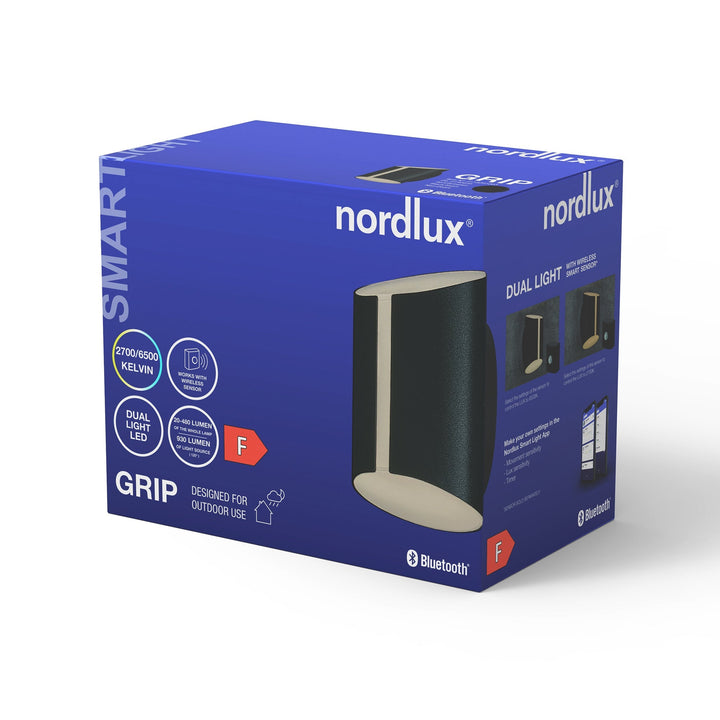 Lampada da Parete Grip Smart, Nera