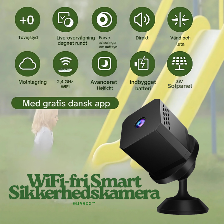 GuardX™ – Telecamera di sicurezza intelligente WiFi-free