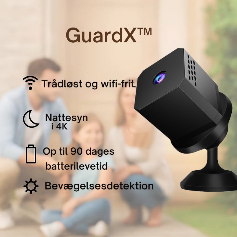 GuardX™ – Telecamera di sicurezza intelligente WiFi-free