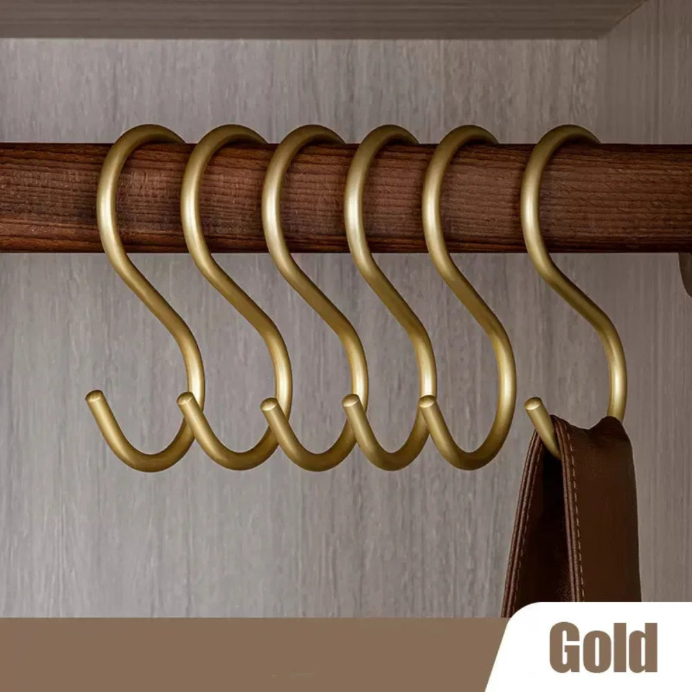 HakenStern: Appendini in design S – robusti, salvaspazio e versatili per abbigliamento, borse e cucina (set da 3)