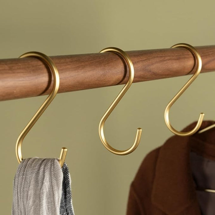 HakenStern: Appendini in design S – robusti, salvaspazio e versatili per abbigliamento, borse e cucina (set da 3)