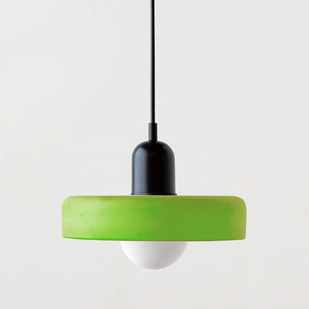 HaloLicht: Lampada a sospensione in vetro in stile Art Déco per ambienti eleganti