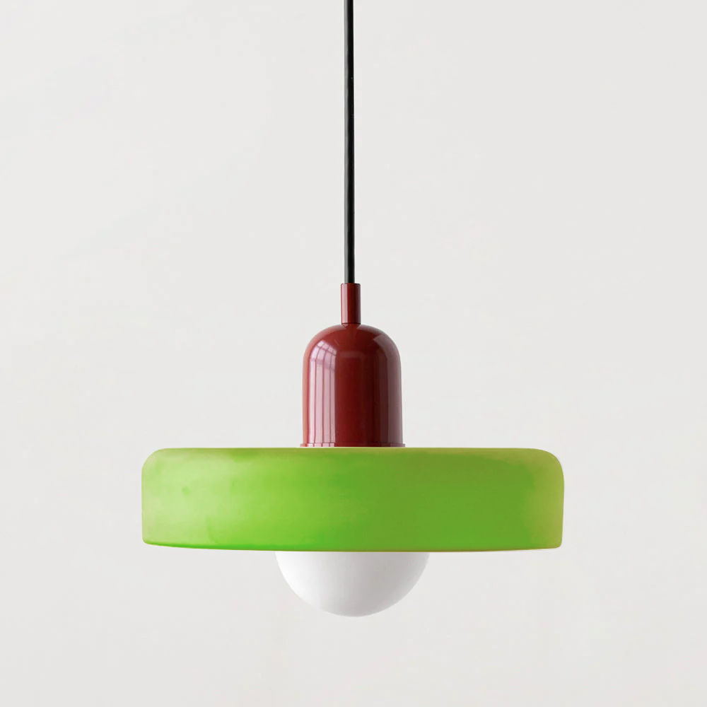HaloLicht: Lampada a sospensione in vetro in stile Art Déco per ambienti eleganti