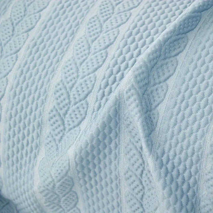 HarmoniaBlatt: Copertura per divano in design decorativo di microfibra con struttura a foglia e comfort antiscivolo – per divano e soggiorno