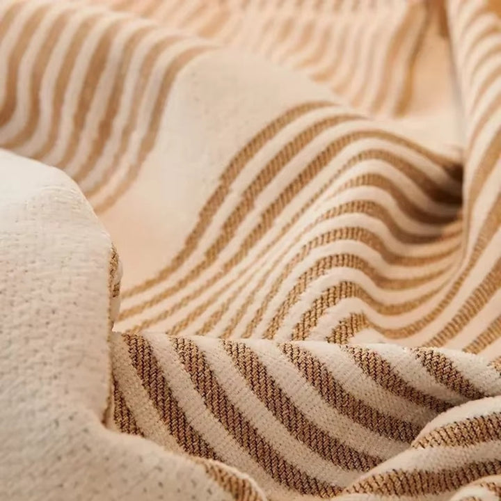 HarmoniaHaven: Copertura per divano in stile chenille con struttura doppia e qualità facile da mantenere – per divano e poltrona