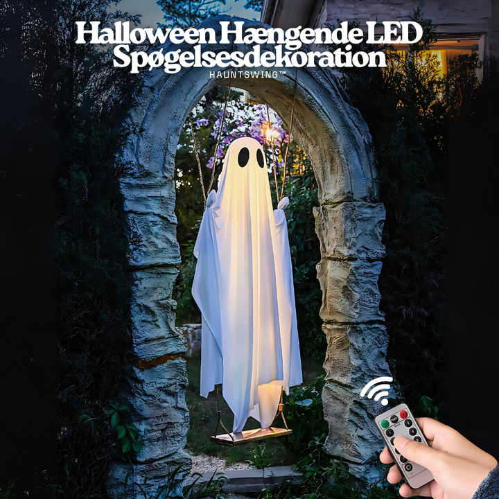 HauntSwing™ – Decorazione LED Fantasma Appeso per Halloween