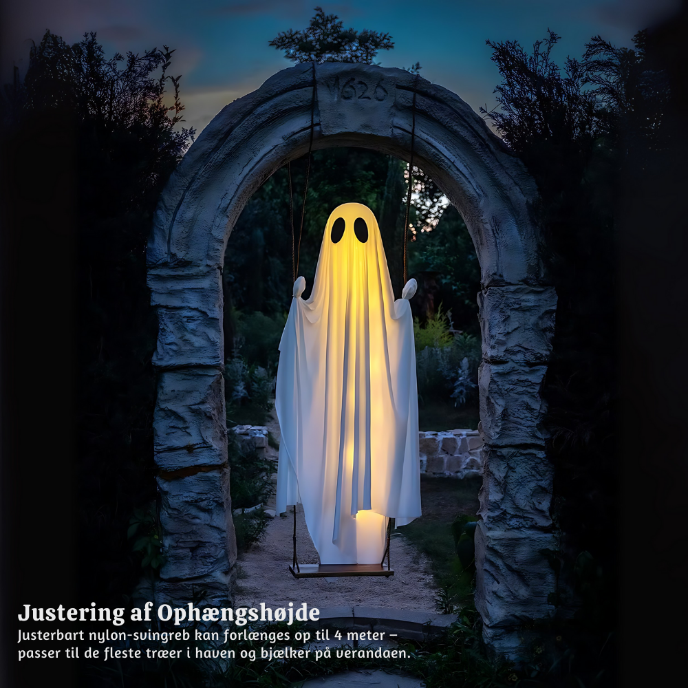 HauntSwing™ – Decorazione LED Fantasma Appeso per Halloween