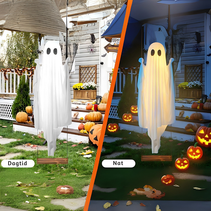 HauntSwing™ – Decorazione LED Fantasma Appeso per Halloween