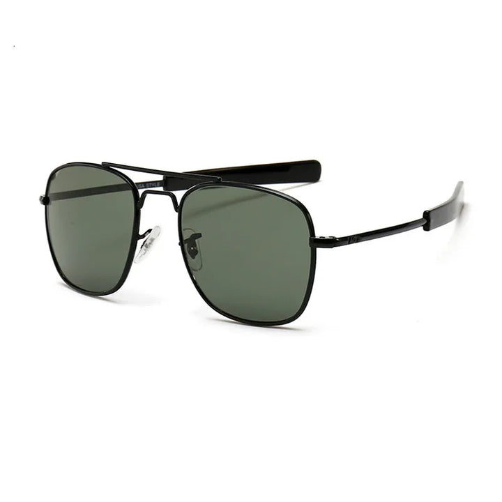 Occhiali da Sole Vintage da Designer per Uomo AO con Stile Militare Americano
