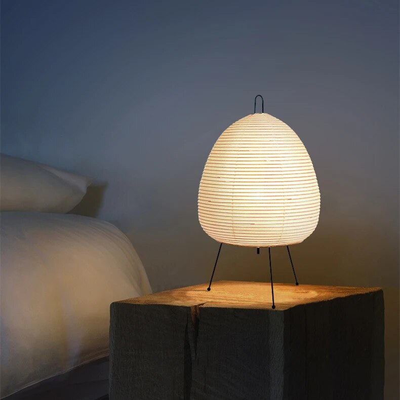 HikariLicht: Lampada in Carta di Riso Giapponese – Lampada da Tavolo e Lampada da Terra Tradizionale a LED