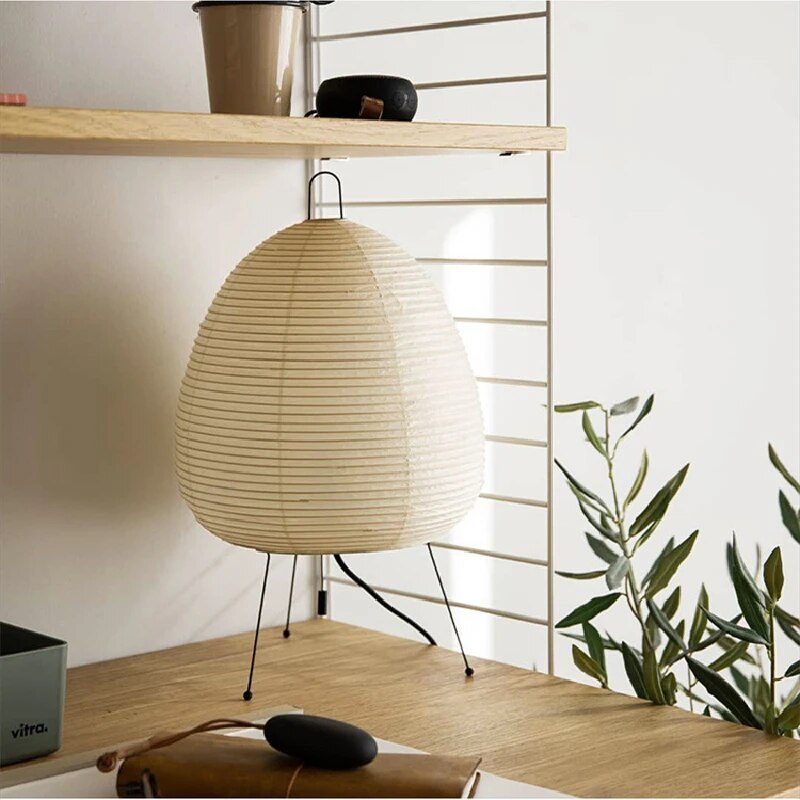 HikariLicht: Lampada in Carta di Riso Giapponese – Lampada da Tavolo e Lampada da Terra Tradizionale a LED
