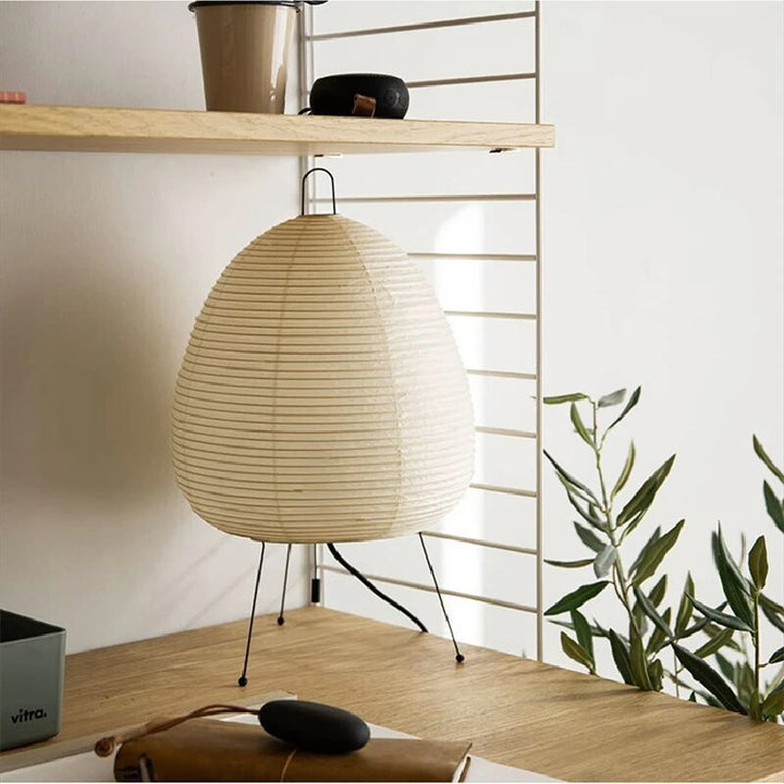 HikariLicht: Lampada in Carta di Riso Giapponese – Lampada da Tavolo e Lampada da Terra Tradizionale a LED