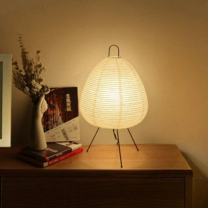 HikariLicht: Lampada in Carta di Riso Giapponese – Lampada da Tavolo e Lampada da Terra Tradizionale a LED