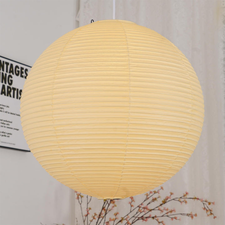 HikariZen: Lampada a sospensione in carta giapponese in stile Akari – per soggiorno e camera da letto