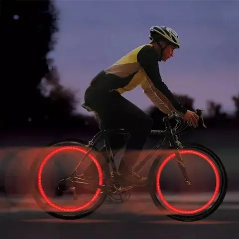 Illuminazione della valvola della bicicletta di alta qualità con LED – Perfetta per passeggiate notturne