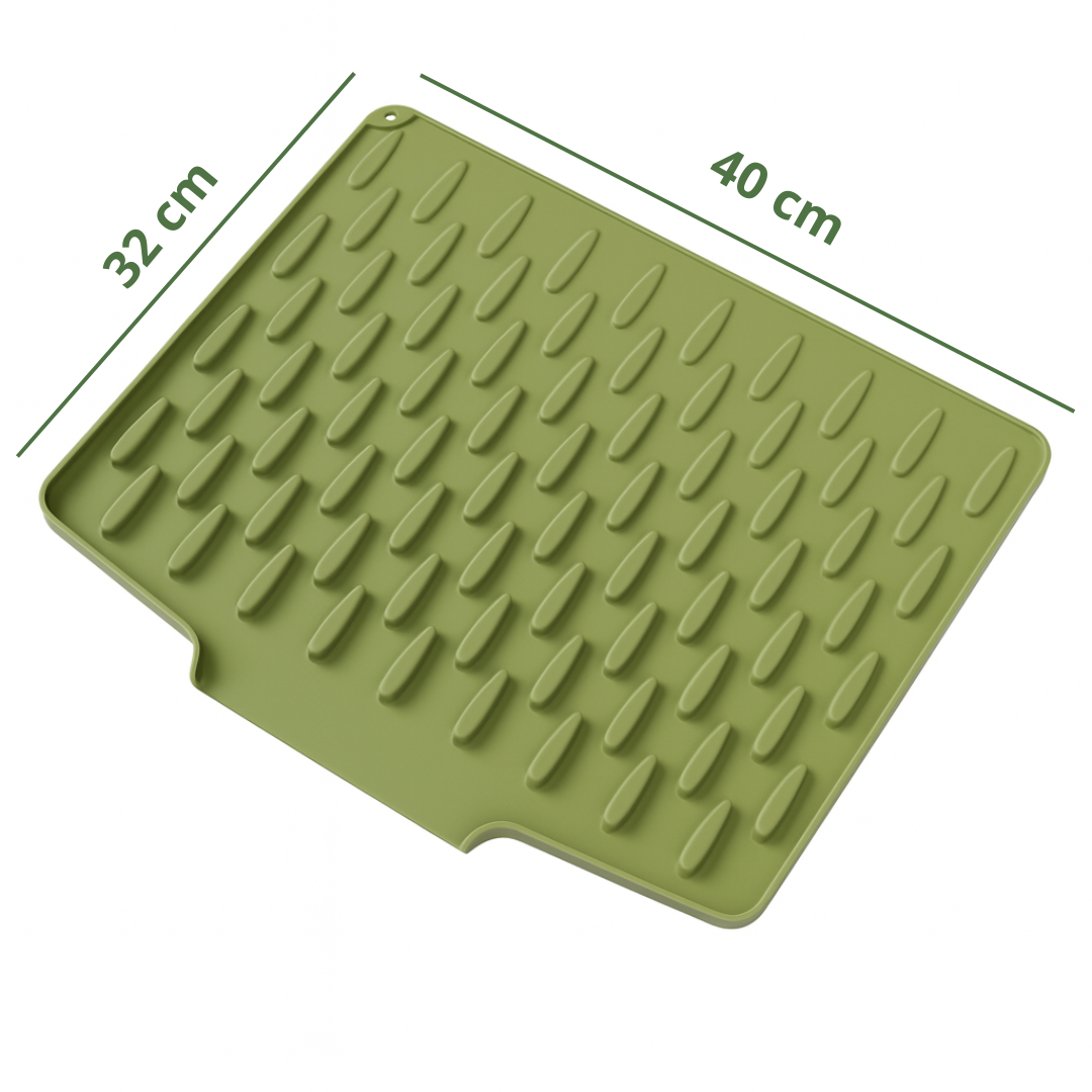 DryNest™ – Tappeto di Asciugatura in Silicone con Protezione Contro il Calore e l&