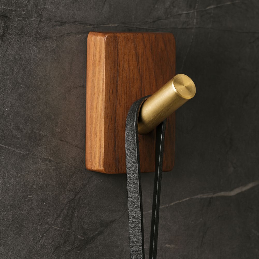 HolzHarmonie: Ganci da muro in legno – moderni, durevoli e pratici per giacche, cappelli e asciugamani