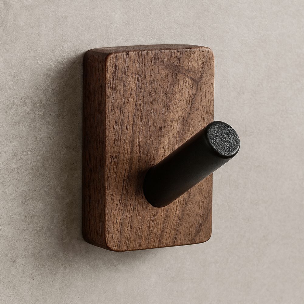HolzHarmonie: Ganci da muro in legno – moderni, durevoli e pratici per giacche, cappelli e asciugamani