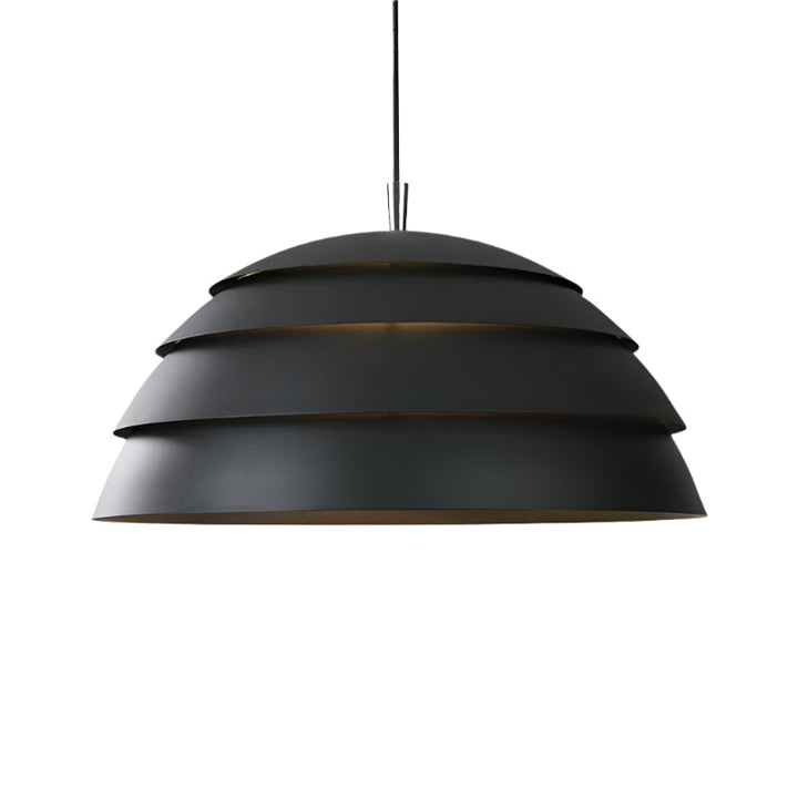 NordDome: Lampada a sospensione moderna in stile nordico con cupola in alluminio e LED – per ristoranti e cucine abitative