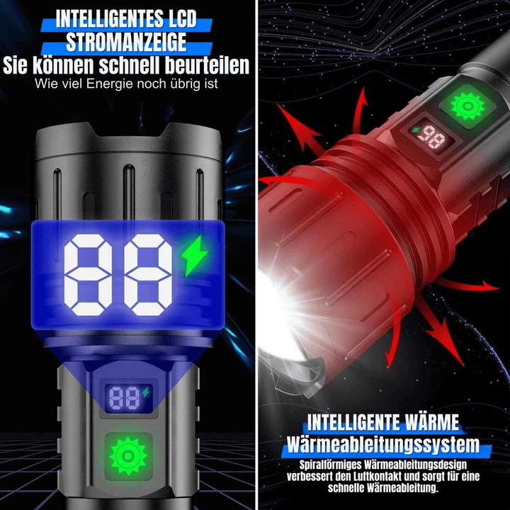 ULTRABEAM - Torcia LED per Uso Quotidiano e Attività all&