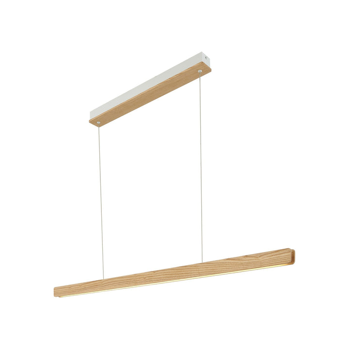 Lampada a sospensione LED Ilgas, Natura/Legno