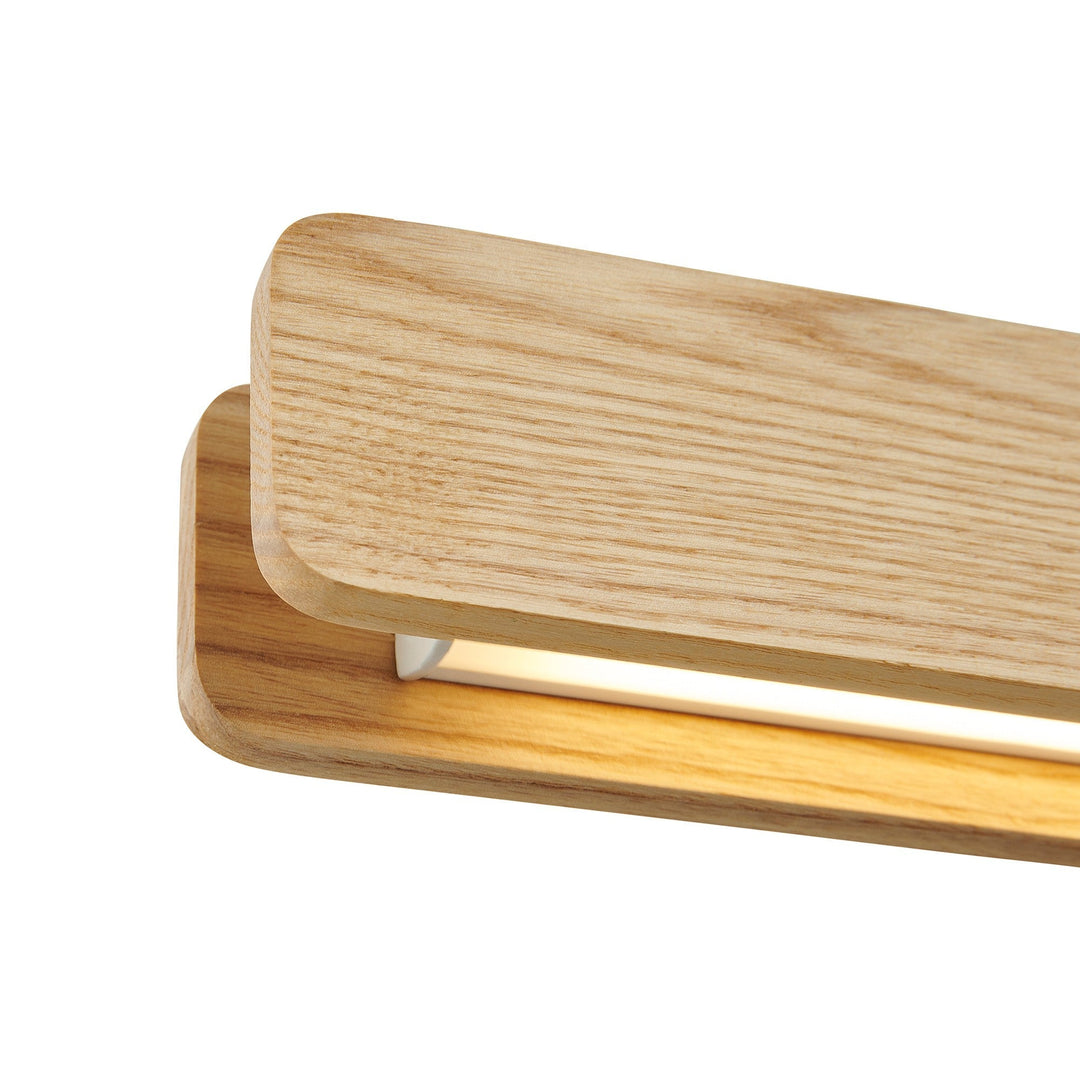 Lampada a sospensione LED Ilgas, Natura/Legno