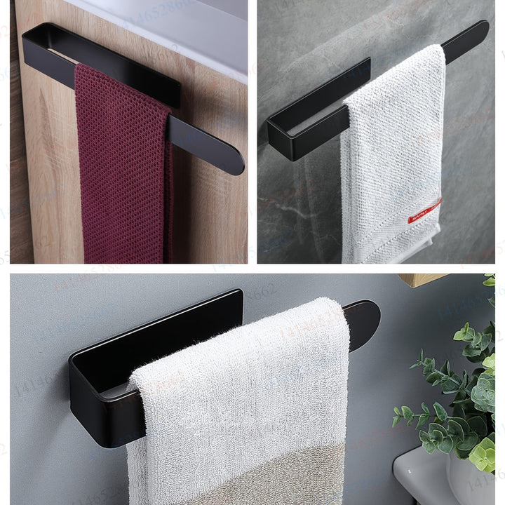 InoxDesign: Porta asciugamani da bagno – elegante supporto in acciaio inox, senza montaggio e multifunzionale per asciugamani e strofinacci