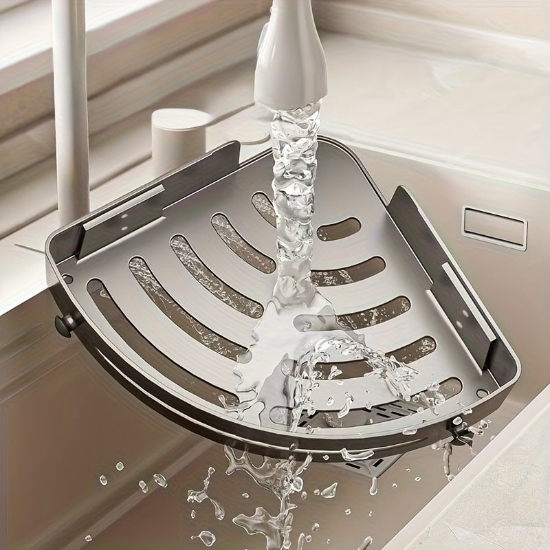 IntelligenteEcke: Mensole da bagno – moderno set da 2 in plastica, sospeso e salvaspazio senza forare per doccia e toilette