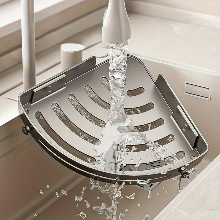 IntelligenteEcke: Mensole da bagno – moderno set da 2 in plastica, sospeso e salvaspazio senza forare per doccia e toilette
