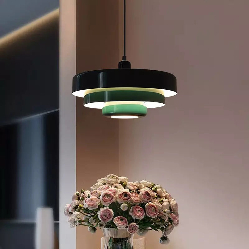 ItaloLux: Lampada a sospensione italiana in design Bauhaus – Elegante lampada a sospensione per sala da pranzo e soggiorno
