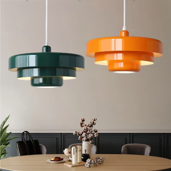 ItaloLux: Lampada a sospensione italiana in design Bauhaus – Elegante lampada a sospensione per sala da pranzo e soggiorno